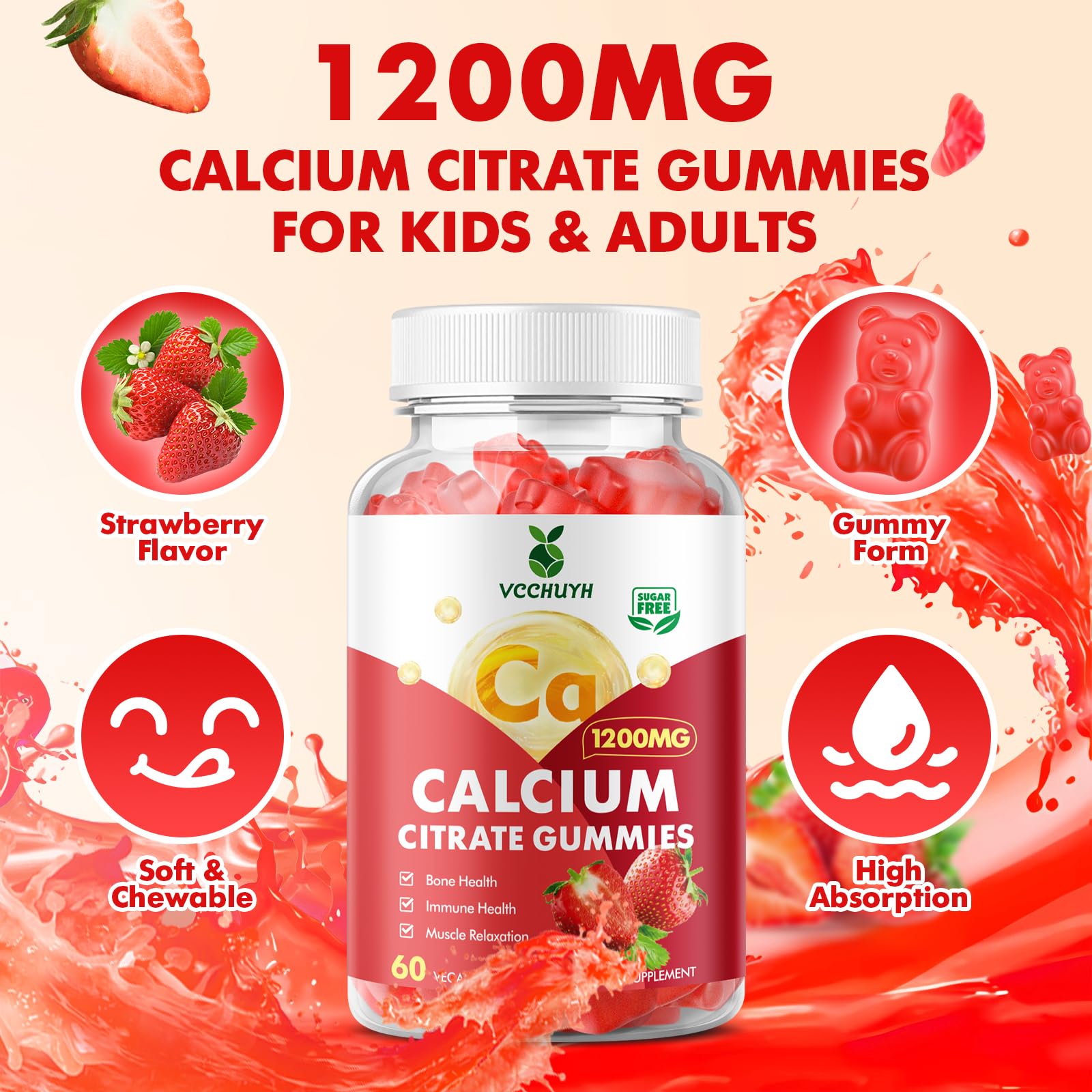 VCCHUYH etiqueta nutricional y composición clara en el envase