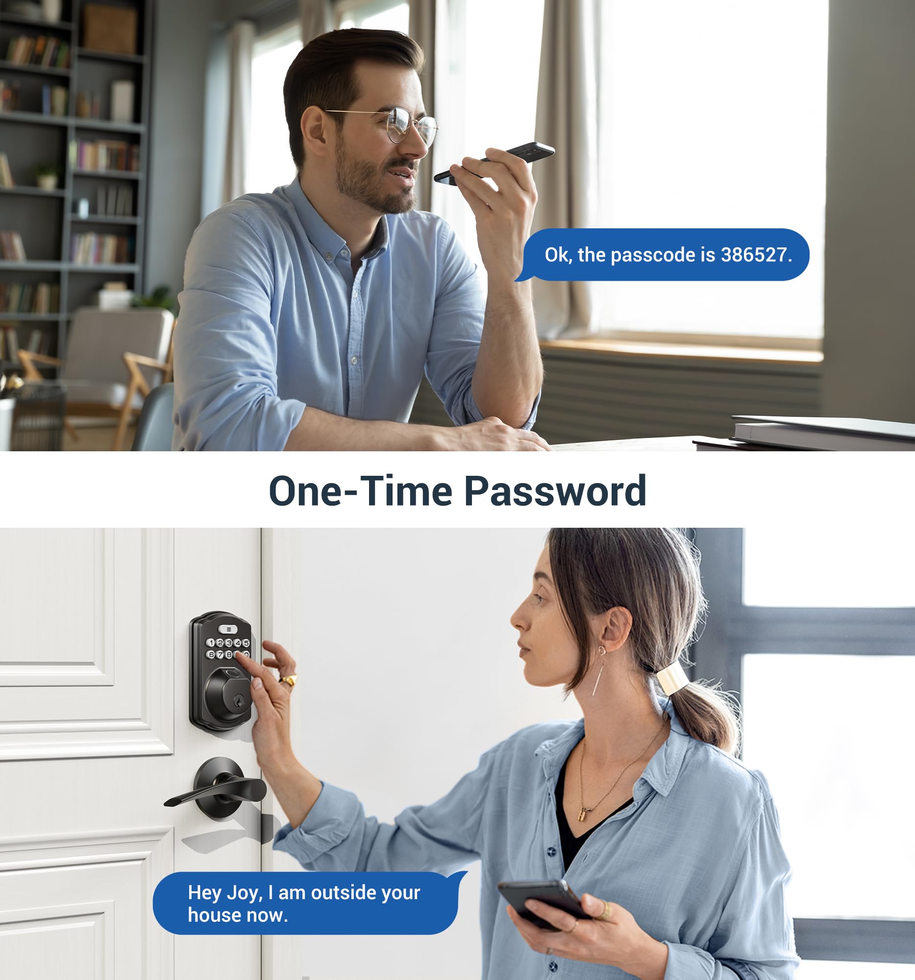 Veise KS02B fingerprint unlock in action capturing subsecond recognition speed advantage