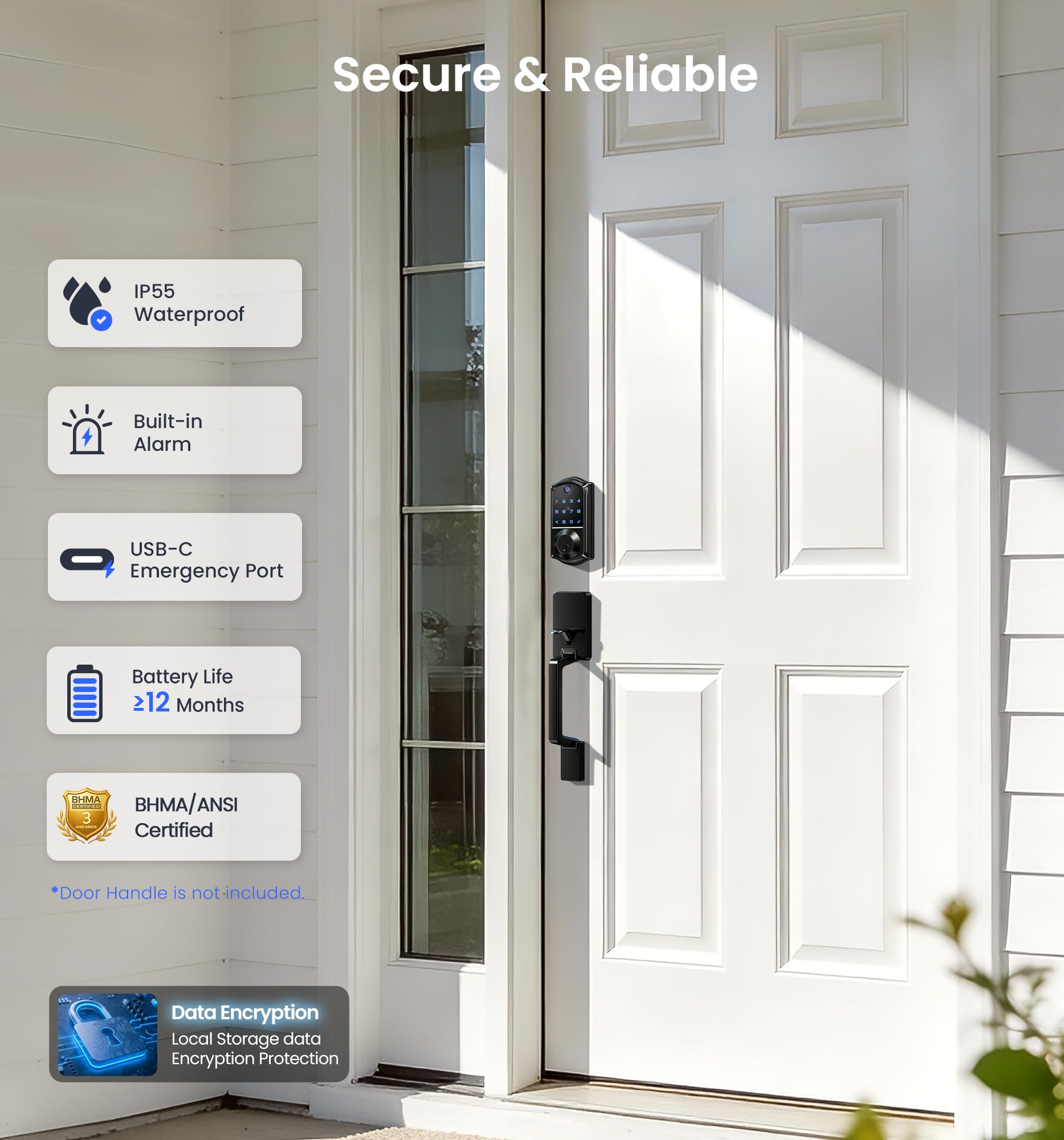 Veise VE017 app KK Home en móvil para gestionar usuarios y ver registros