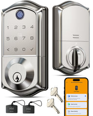 Veise cerradura VE017 frontal mostrando diseño moderno y seguridad