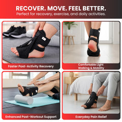 Velifit férula colocada en pie para uso nocturno que mantiene estiramiento
