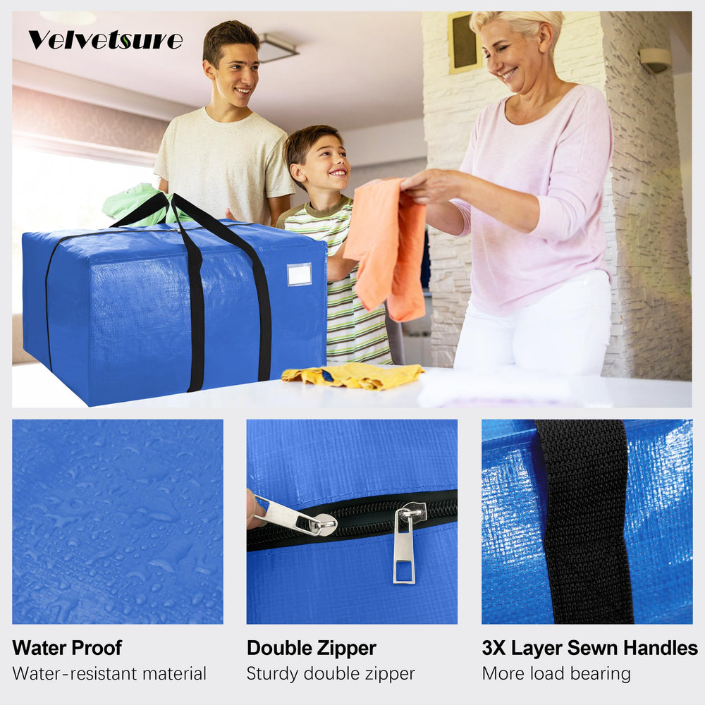 VELVETSURE bolsa plegada ocupando poco espacio para fácil guardado
