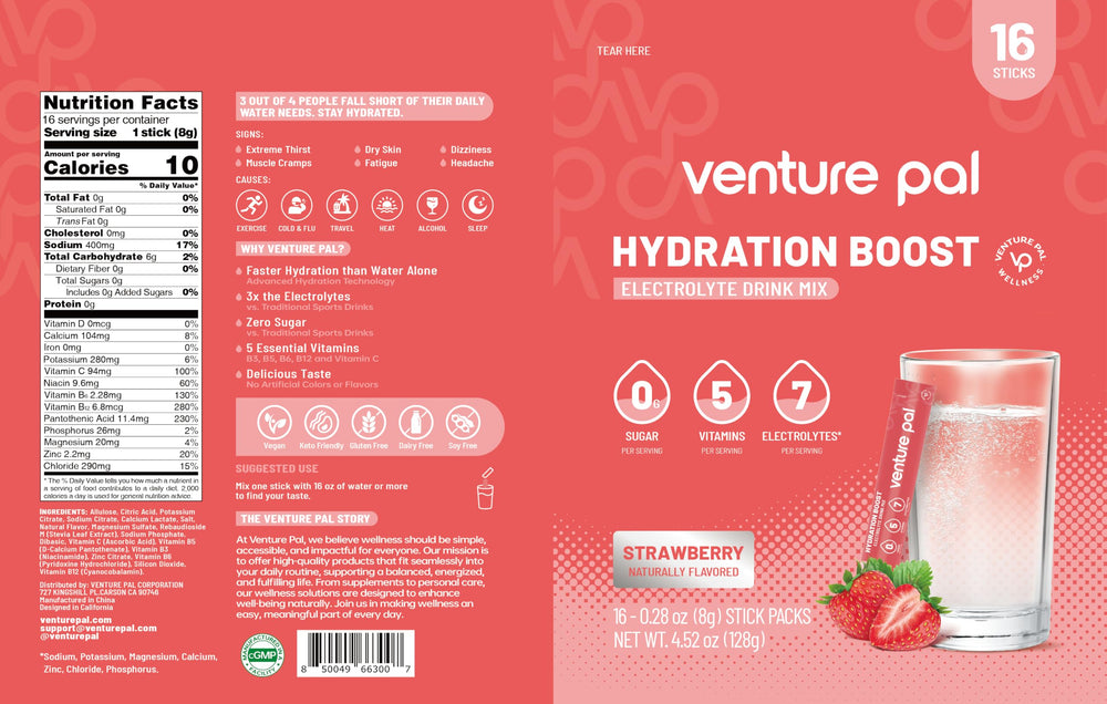 Venture Pal junto a otros suplementos para integrar en rutina diaria