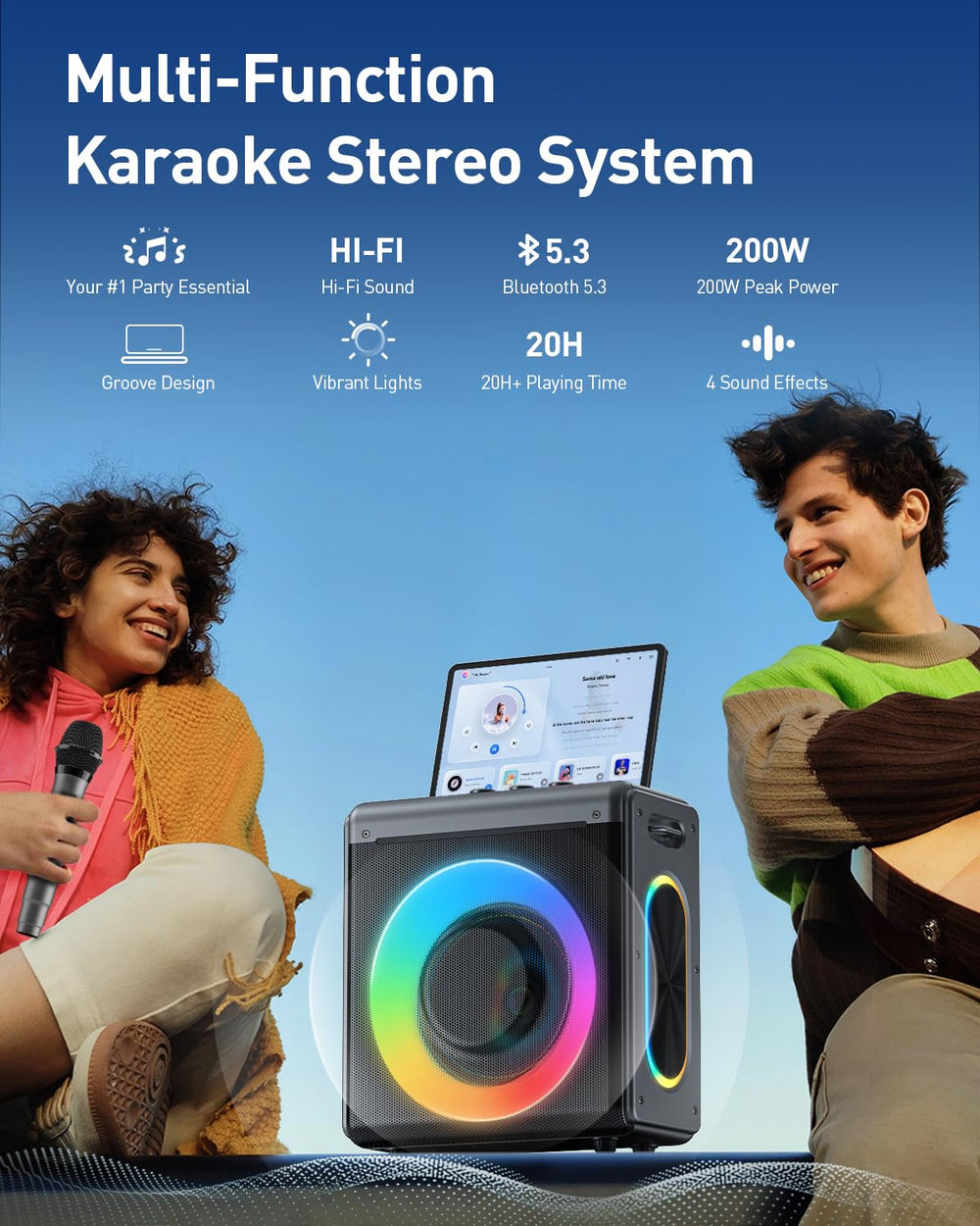 VERKB detalle del driver 6.5" mostrando calidad de sonido