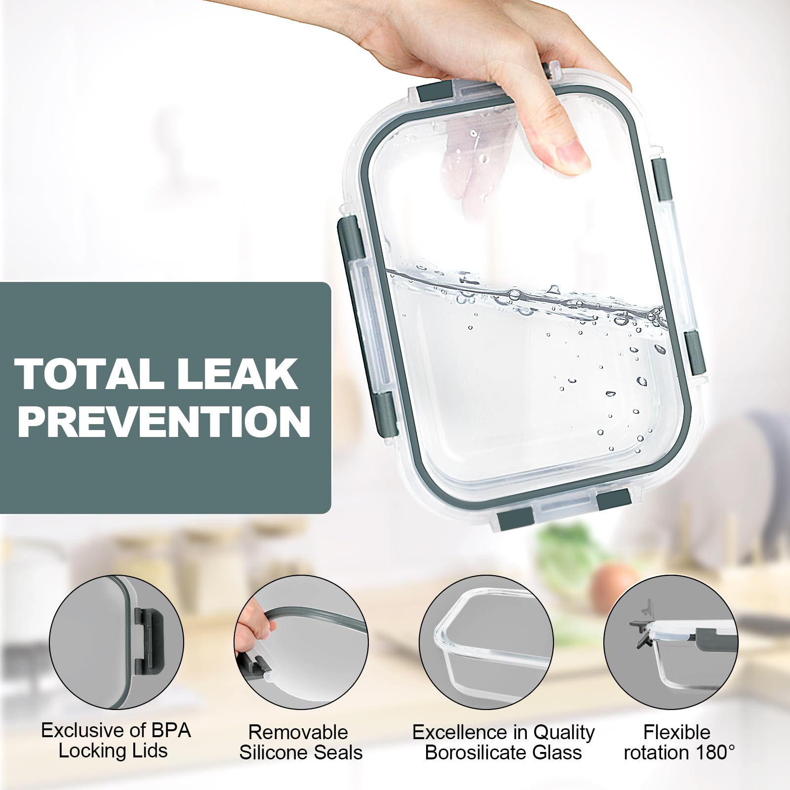 VERONES primer plano del vidrio borosilicato resaltando durabilidad y resistencia