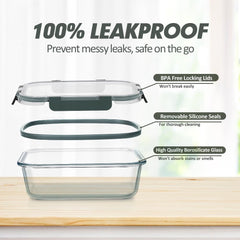 VERONES primer plano vidrio borosilicato resistente sin olores ni manchas