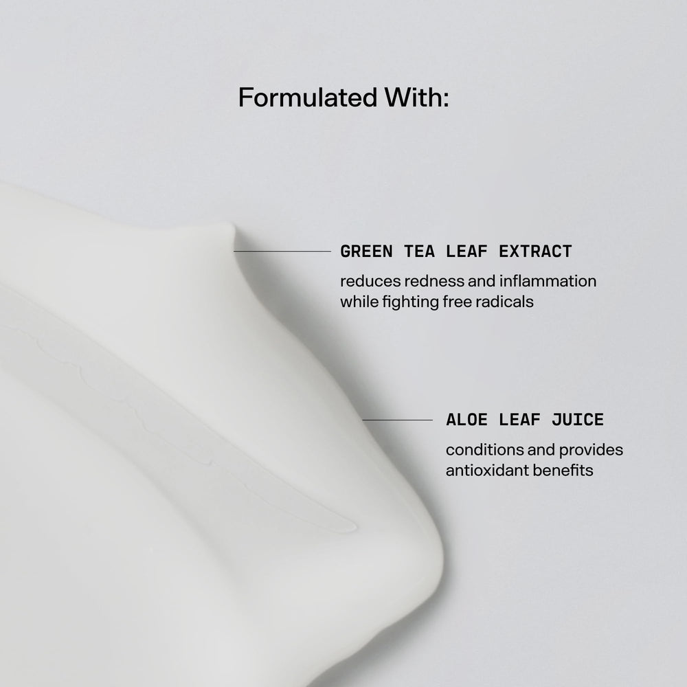 Versed textura gel crema en primer plano que muestra absorción rápida