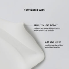 Versed textura gel crema en primer plano que muestra absorción rápida