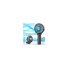 VersionTECH vista frontal del ventilador con diseño negro y enfriamiento inmediato