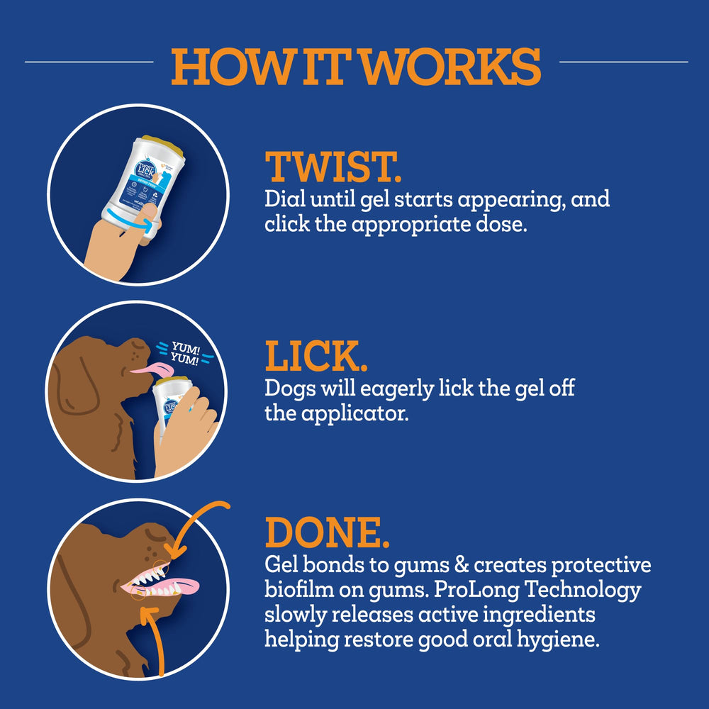 Vetality Twist and Lick etiqueta con ingredientes y modo de uso para claridad al cliente