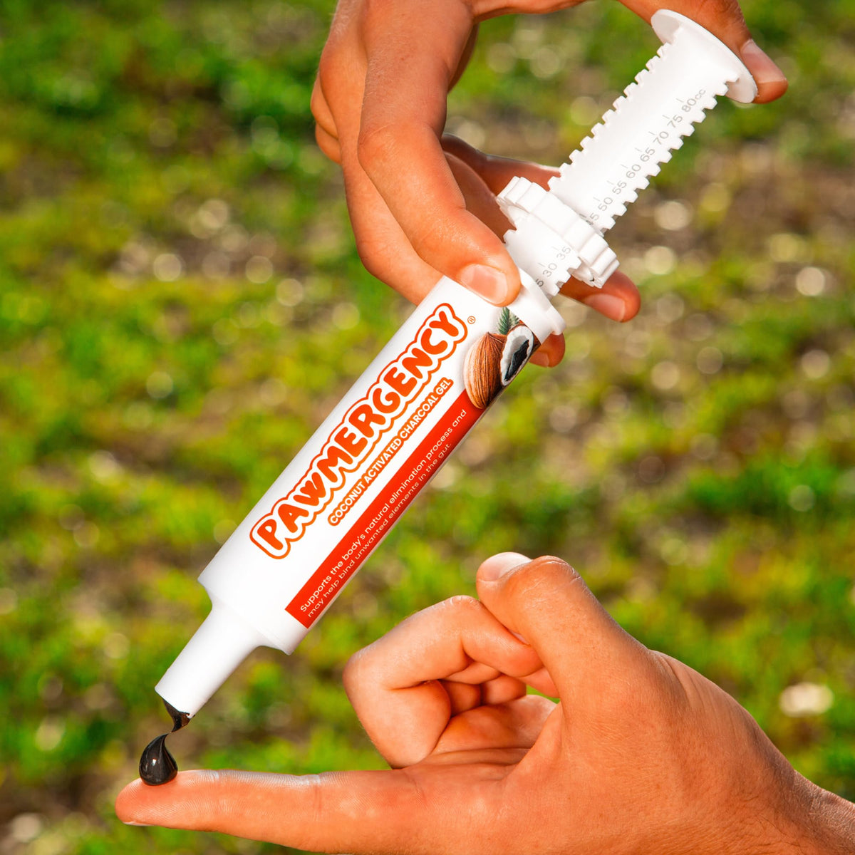 Vetanica PawMergency frente del empaque muestra lista de uso rápido