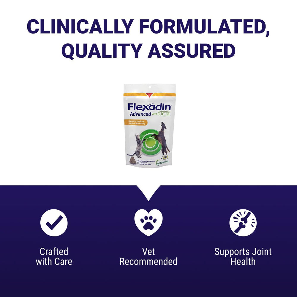 Vetoquinol etiqueta nutricional clara con dosis y composición por masticable