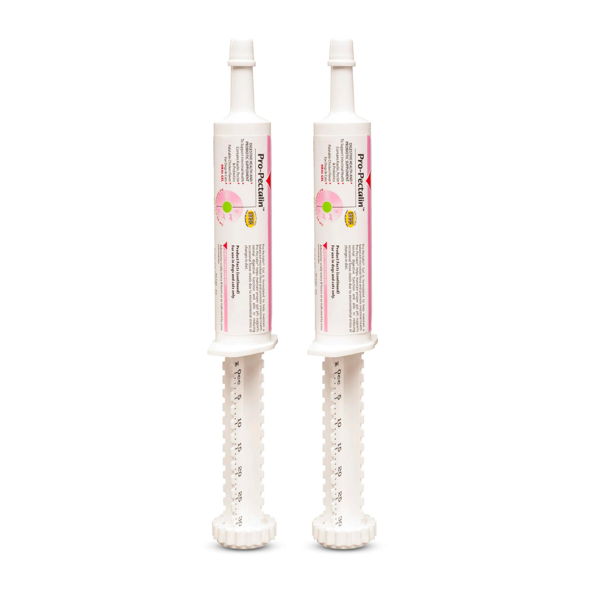 Vetoquinol Pro-Pectalin frontal del envase mostrando dosis y beneficio digestivo