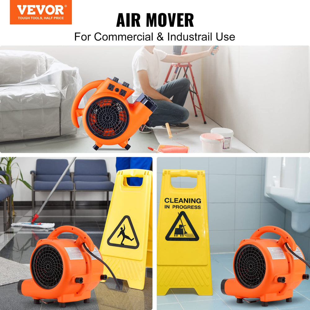 VEVOR Air Mover panel de control con selección de tres velocidades y temporizador