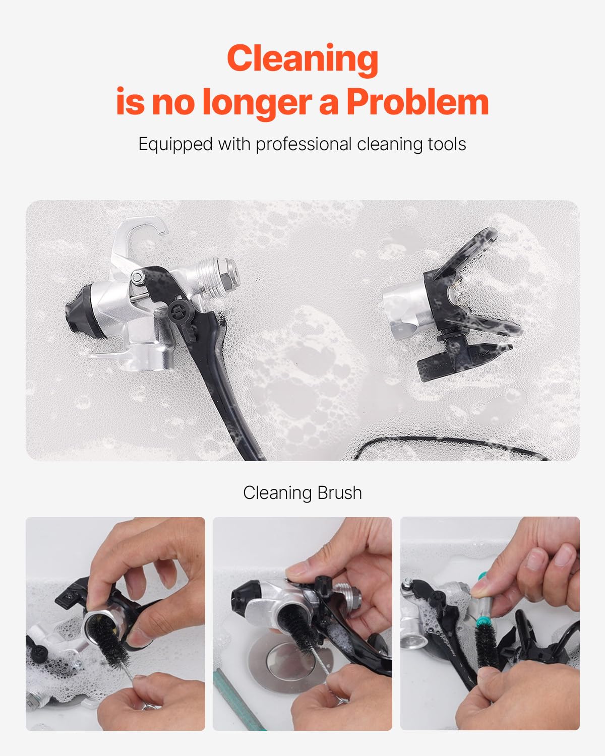 VEVOR poste extensor extendido para alcance seguro en techos