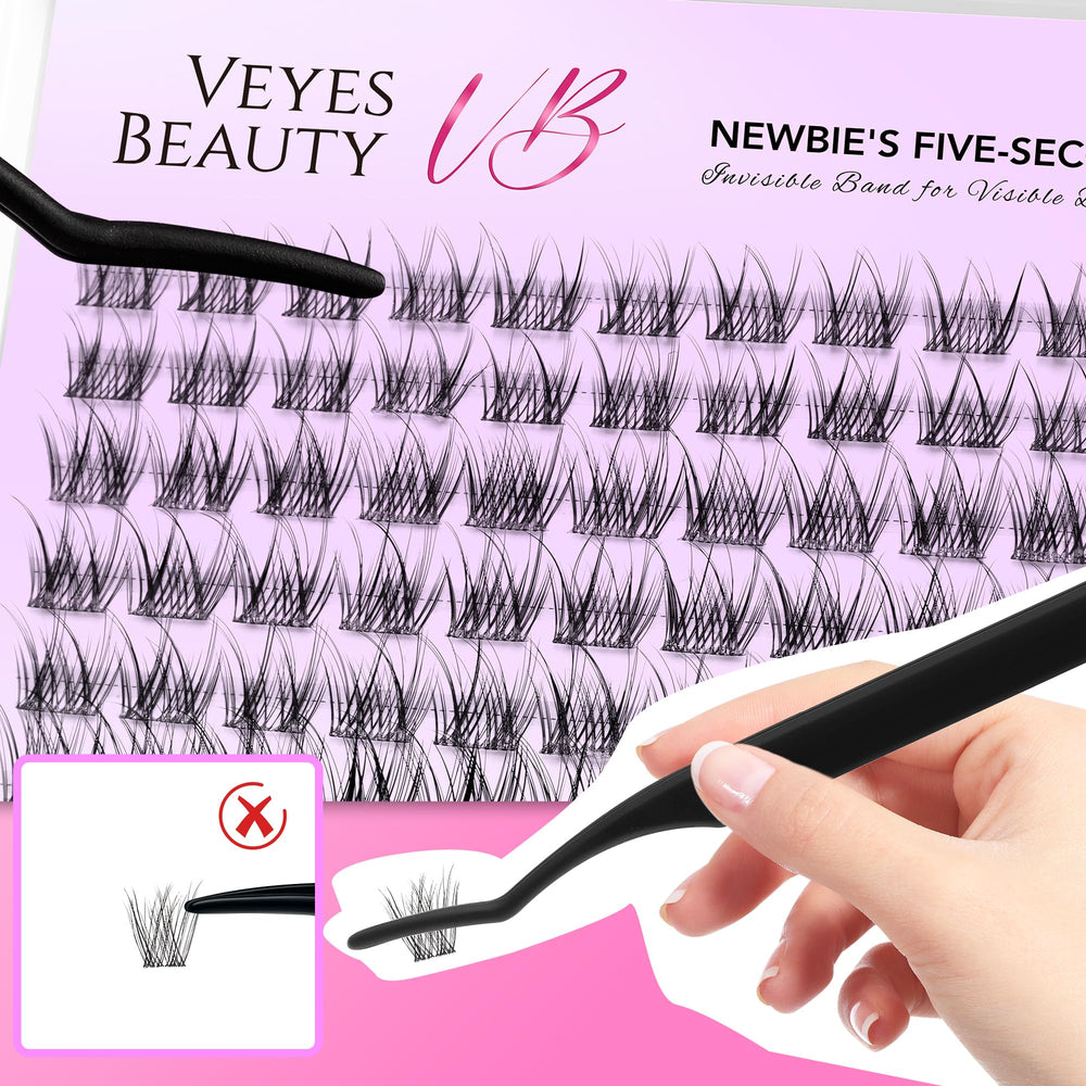 VEYESBEAUTY empaquetado elegante del set, práctico para llevar