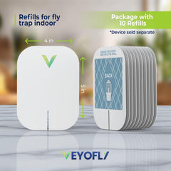 VEYOFLY close up of adhesive surface highlighting strong tack for reliable trapping