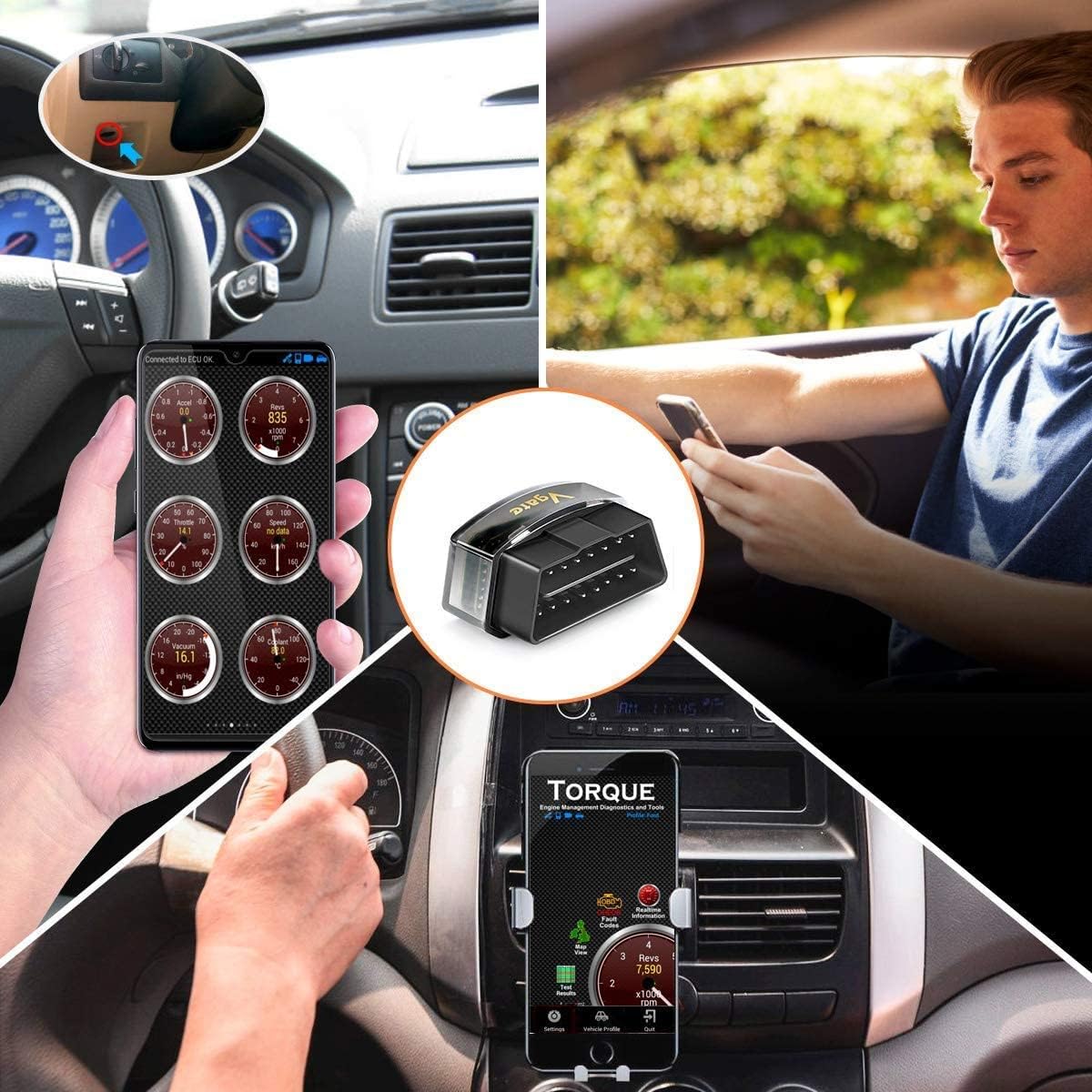 Vgate iCar Pro carcasa y textura resistente para uso diario