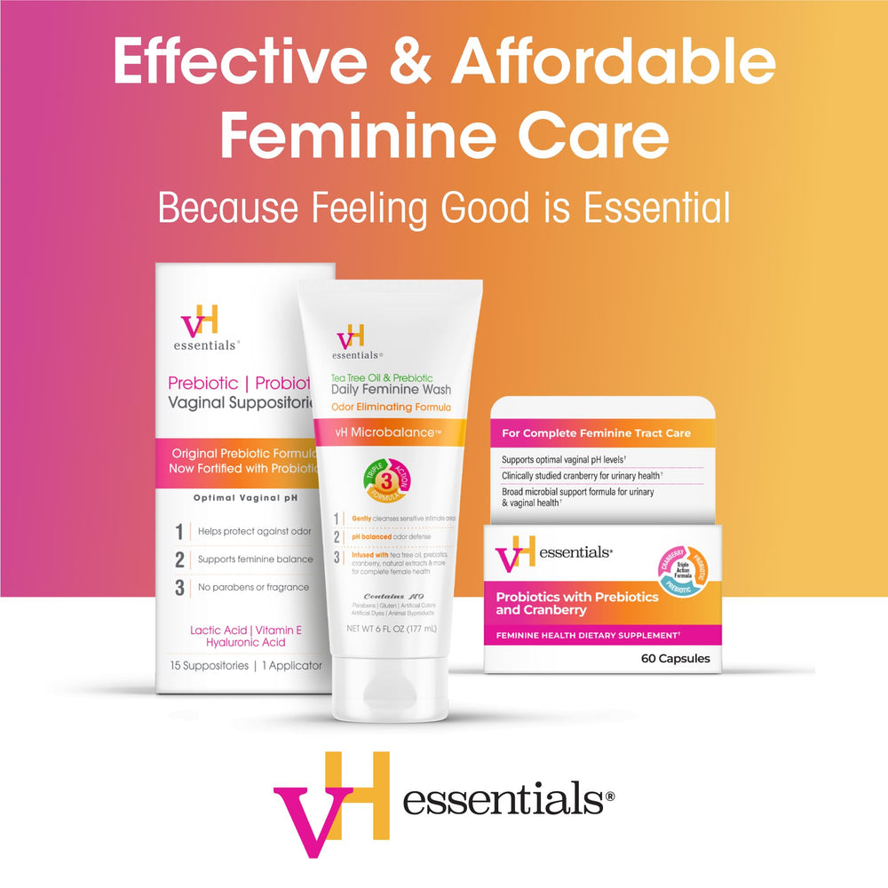 vH essentials cápsula en mano para comparar escala y facilidad de ingestión