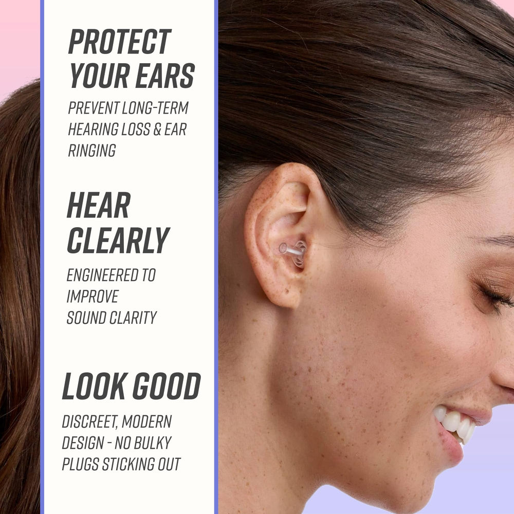 VIBES textura y perfil bajo del tapón para ajuste cómodo y discreto