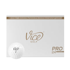 Vice Golf empaque frontal del pack doble con ahorro y rendimiento