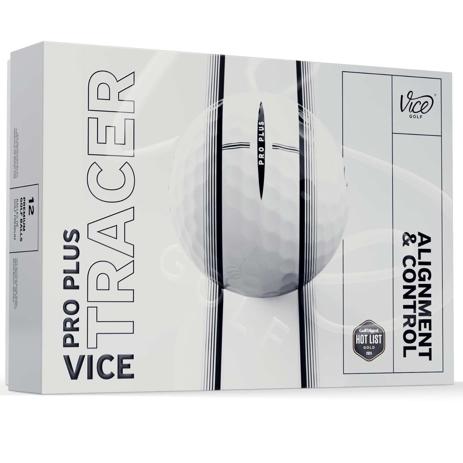 Vice Tracer Pro Plus vista frontal muestra diseño y guías visibles para mejor alineación