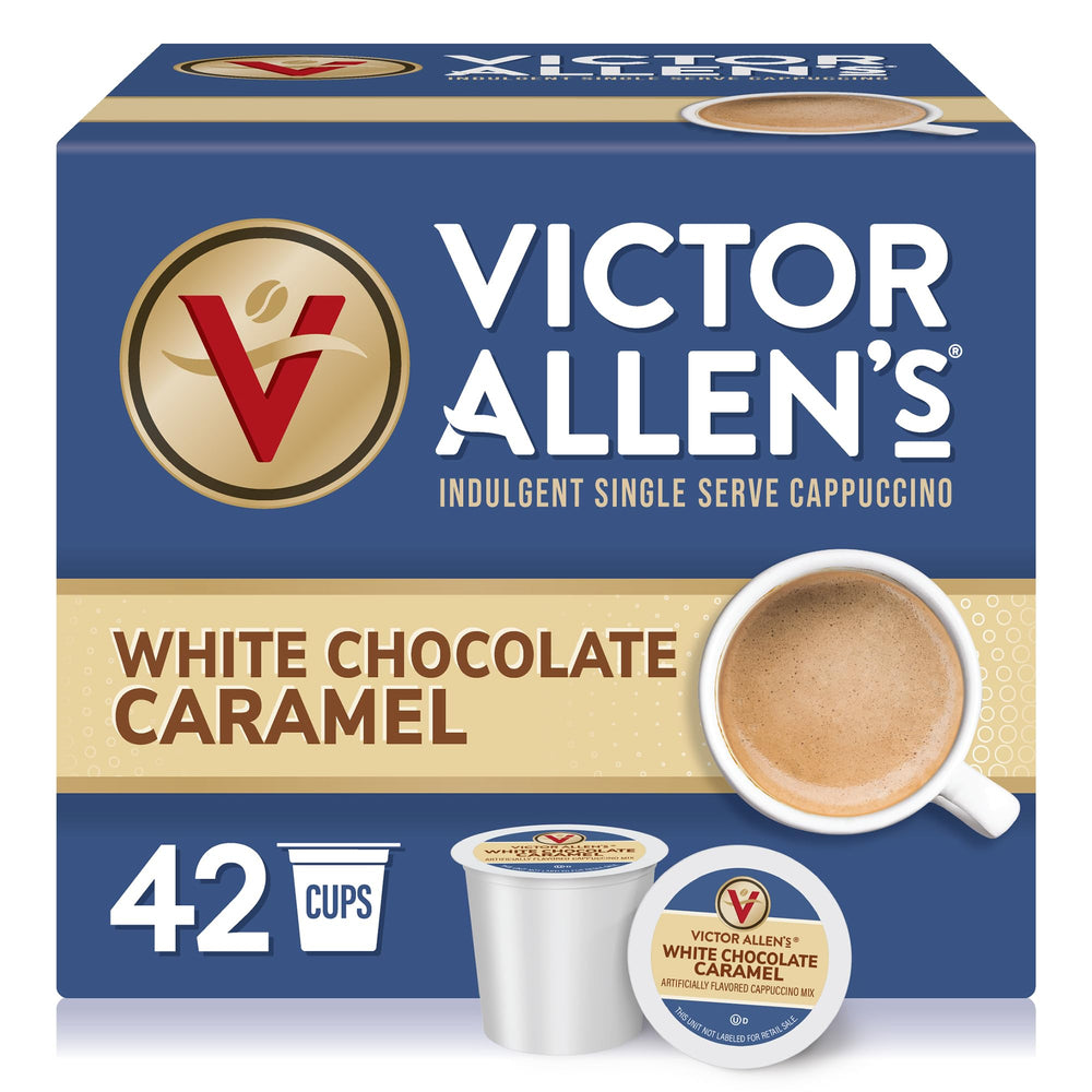 Victor Allen's vista frontal del paquete mostrando la marca y sabor