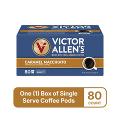 Victor Allen's taza con espuma de caramelo, sabor cremoso visible