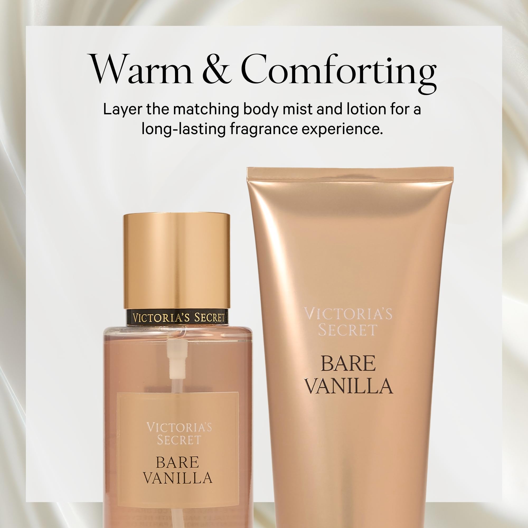 Victoria's Secret comparación de tamaño de 236 ml para uso diario