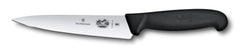 Victorinox vista frontal del cuchillo Fibrox mostrando el perfil y filo