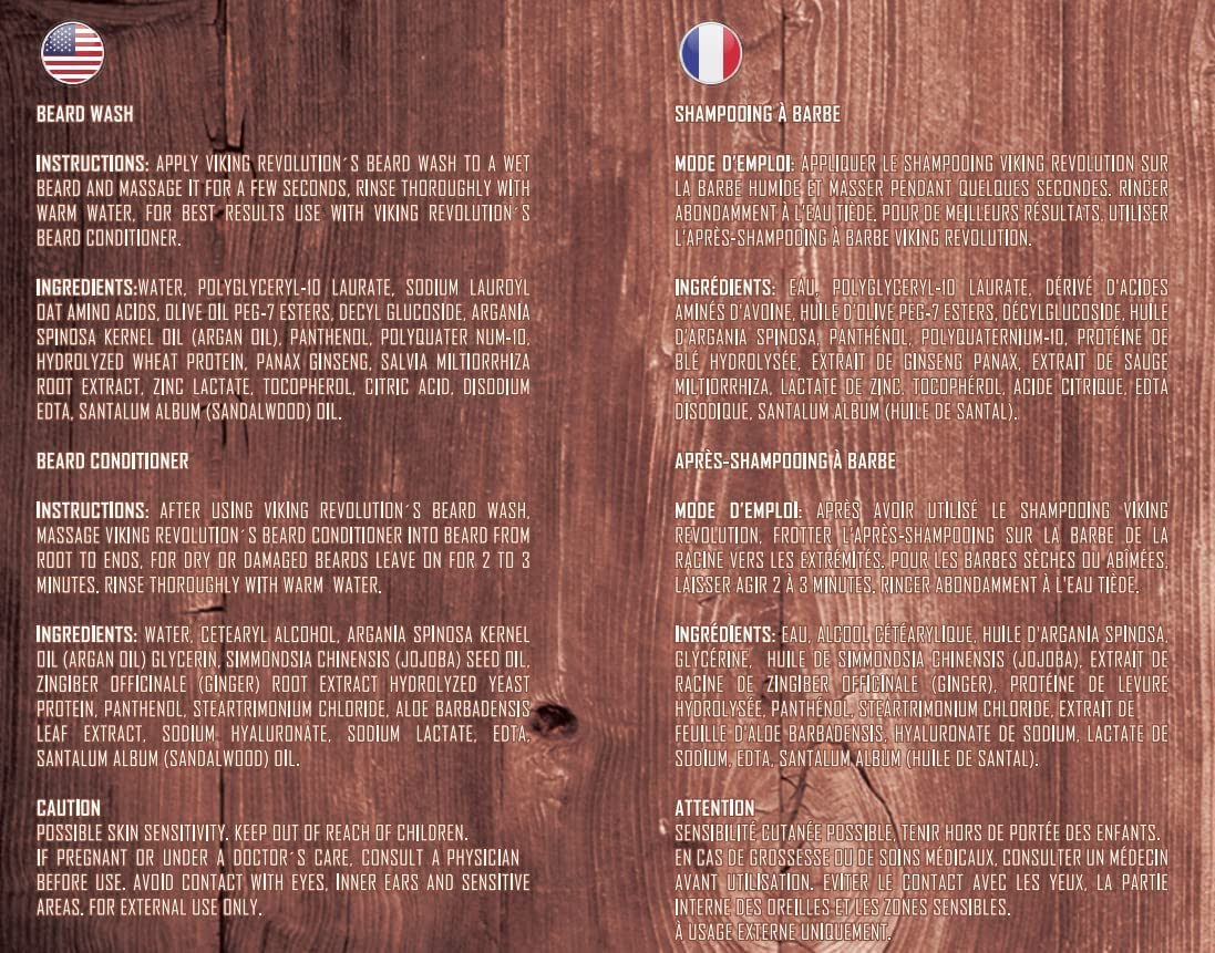 Viking Revolution aceite nativo detalle para hidratación profunda