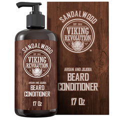 Viking Revolution frasco frontal mostrando el acondicionador y tamaño grande