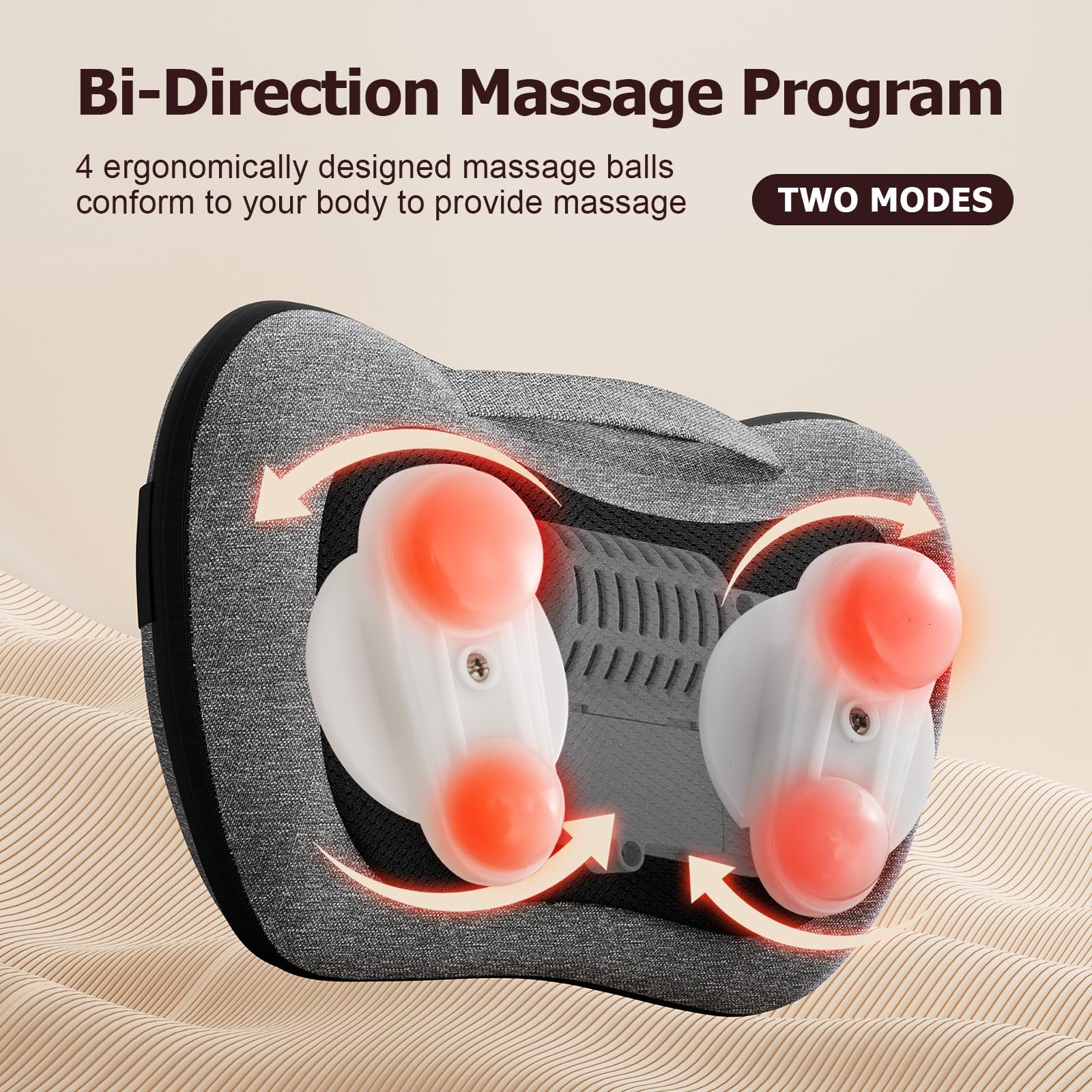 VIKTOR JURGEN masajeador portátil usado en un asiento de coche