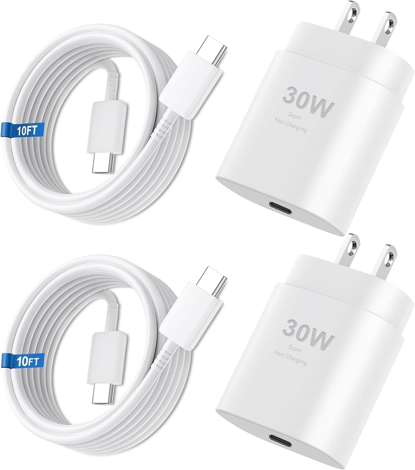Vilive frente del bloque 30W mostrando puerto USB-C y carga rápida segura