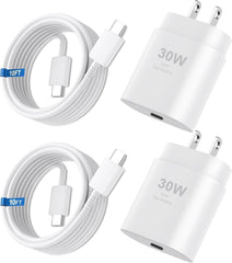 Vilive frente del bloque 30W mostrando puerto USB-C y carga rápida segura