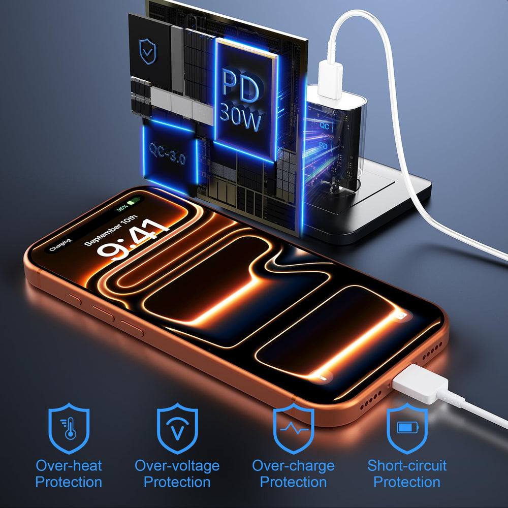 Vilive pack con 2 bloques y 2 cables ideal para hogar y viaje