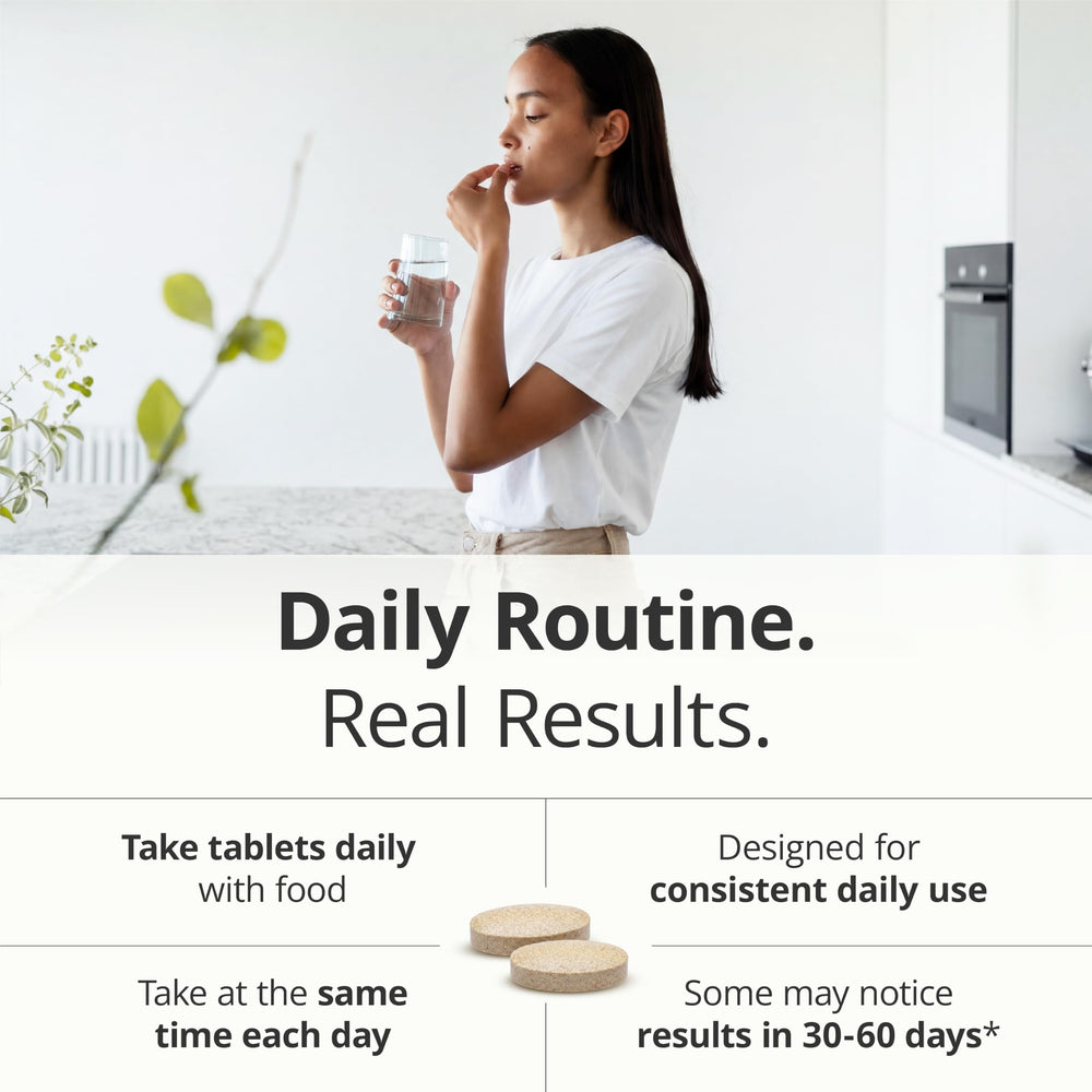 Vimerson Health persona activa usando suplemento como parte de su rutina
