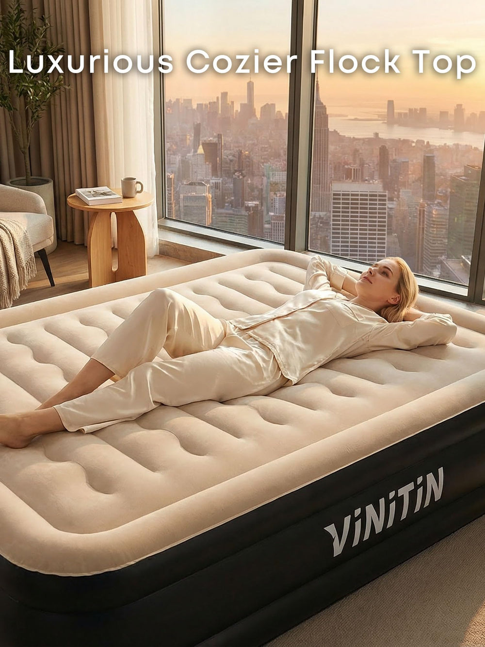 Vinitin textura aterciopelada resistente, superficie suave y silenciosa