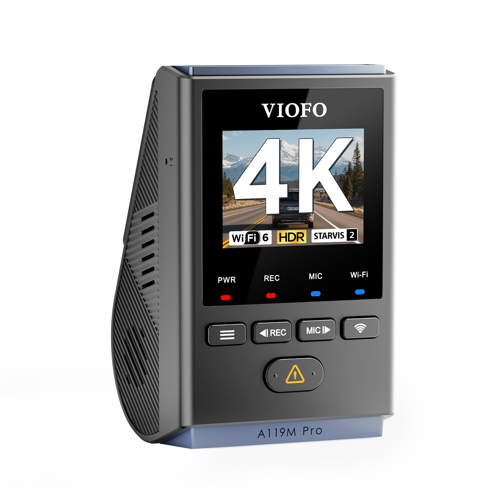VIOFO A119M Pro frontal montada detrás del espejo, grabación discreta y clara