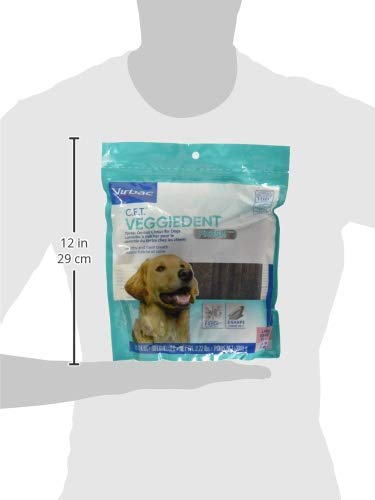Virbac detalle de la forma Z del masticable que mejora la limpieza interdental