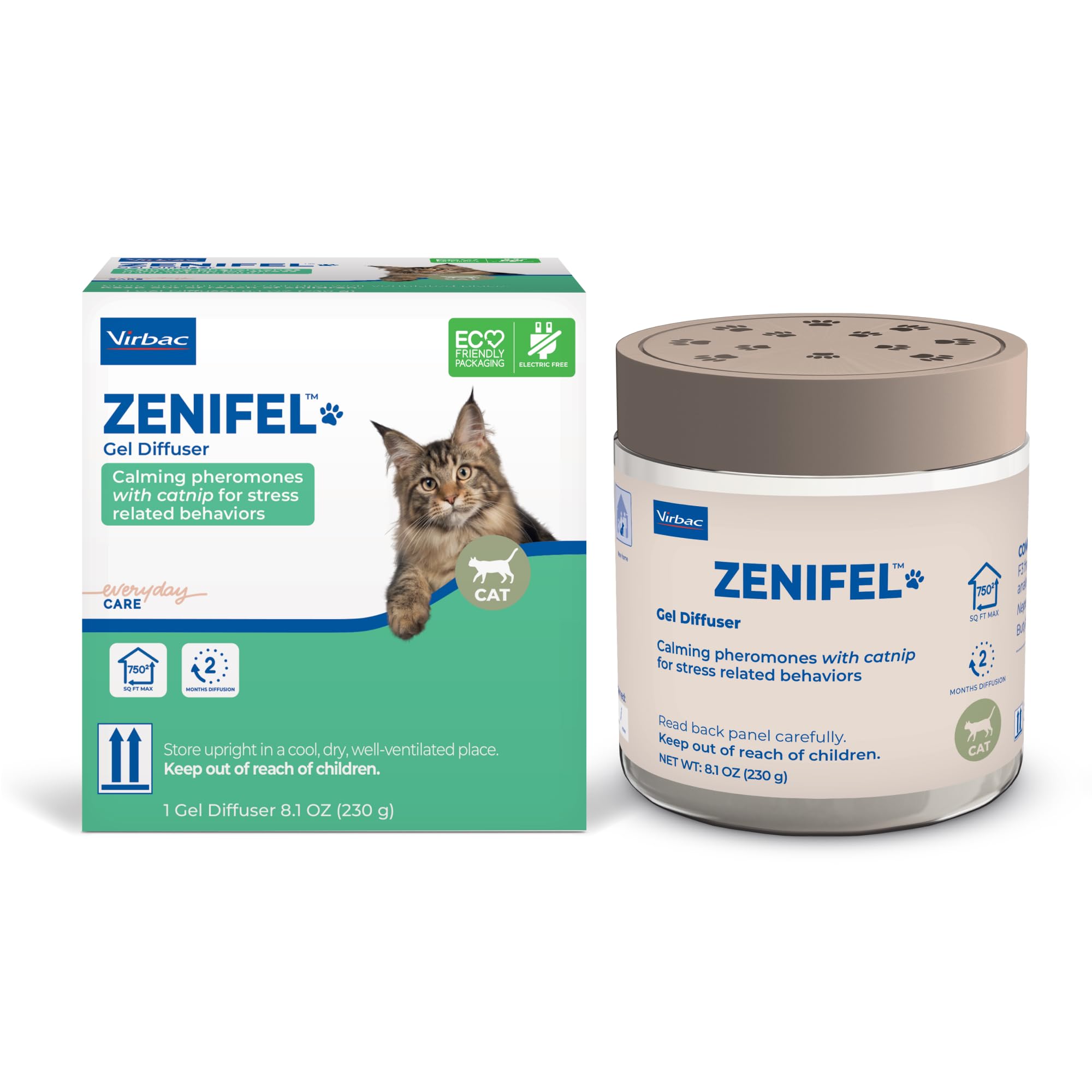 Virbac ZENIFEL envase frontal mostrando diseño y facilidad de uso