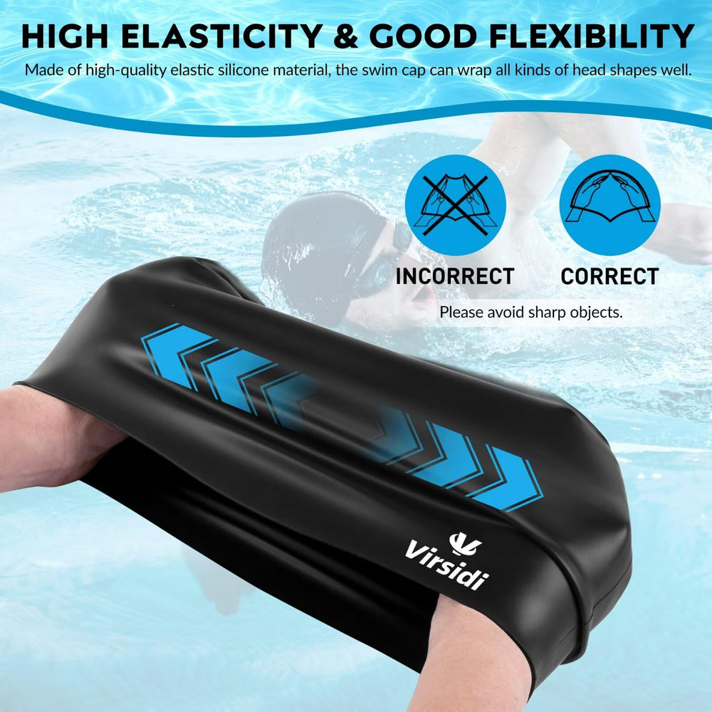 VIRSIDI accesorios pinza nasal y tapones para comodidad en inmersión