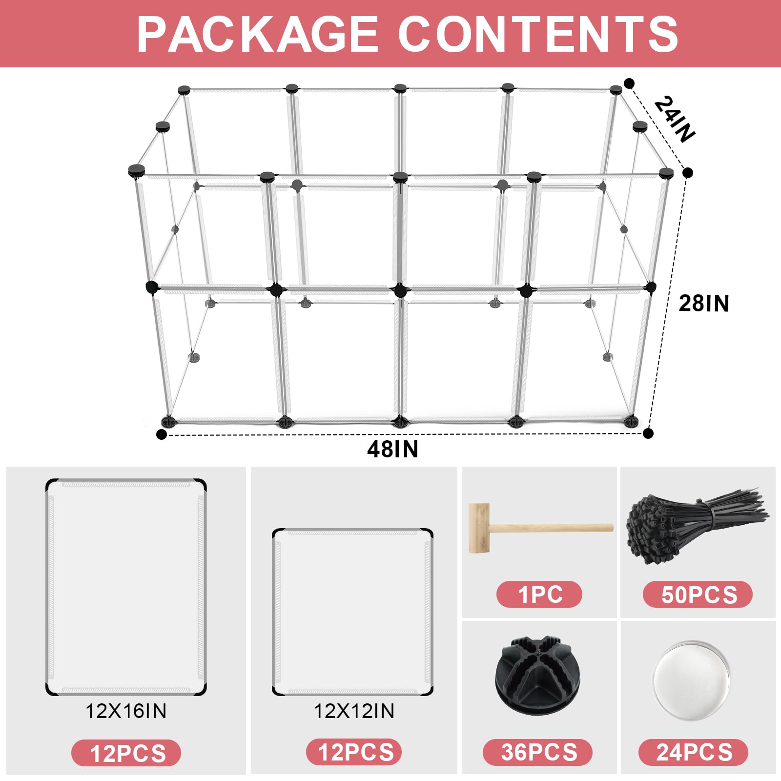 VISCOO textura del panel plástico semitransparente, fácil limpieza