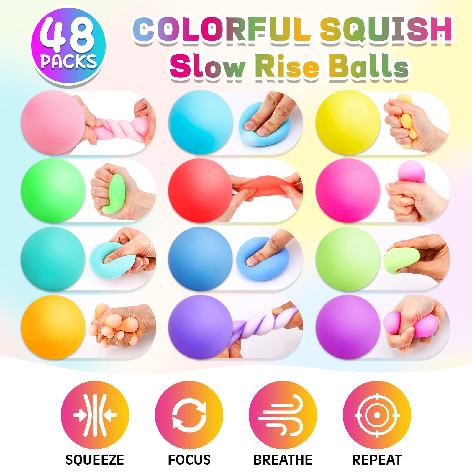 VISCOO ball in hand to show 1.6 inch size and ergonomic comfort