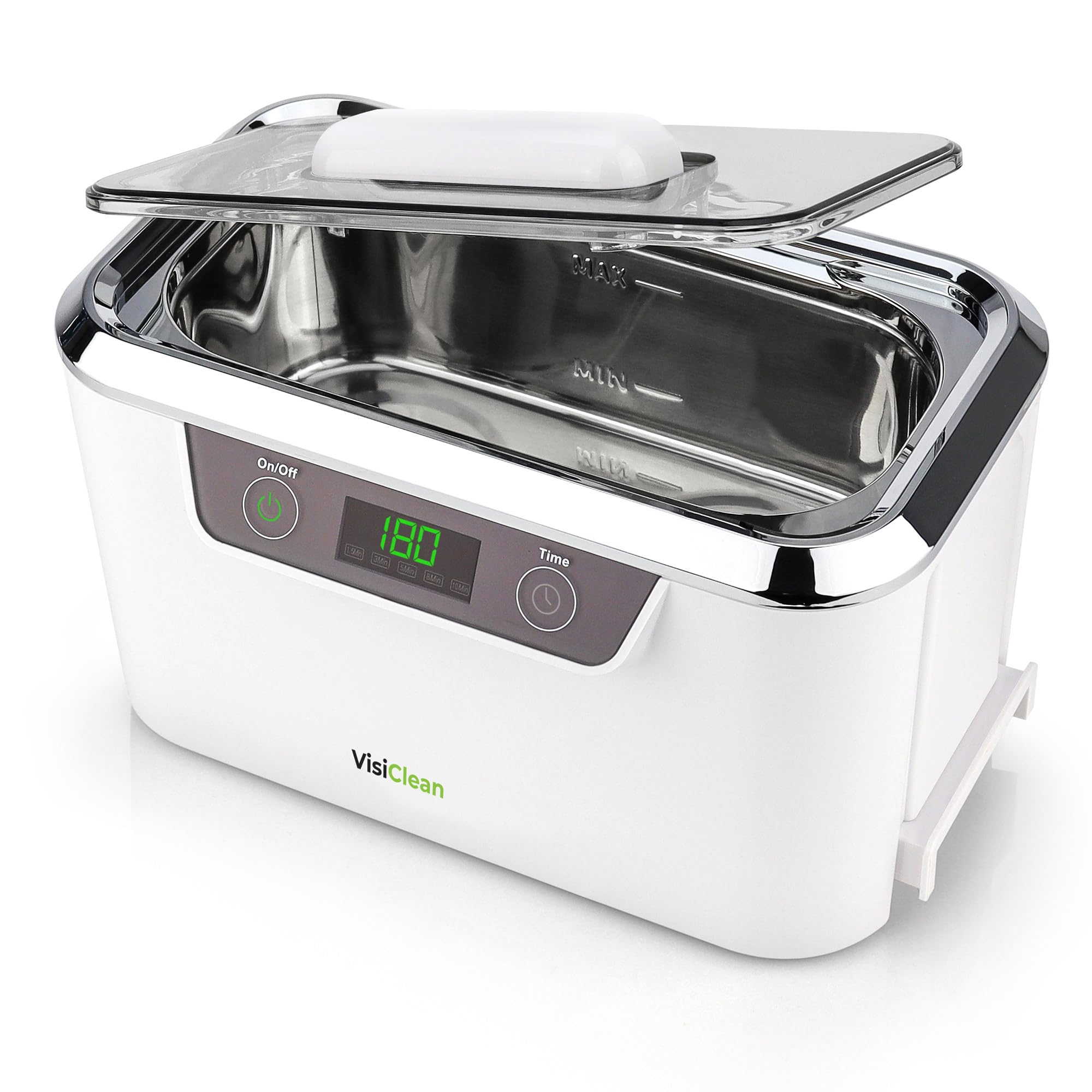 VisiClean detalle de transductores ultrasónicos que aumentan potencia de limpieza