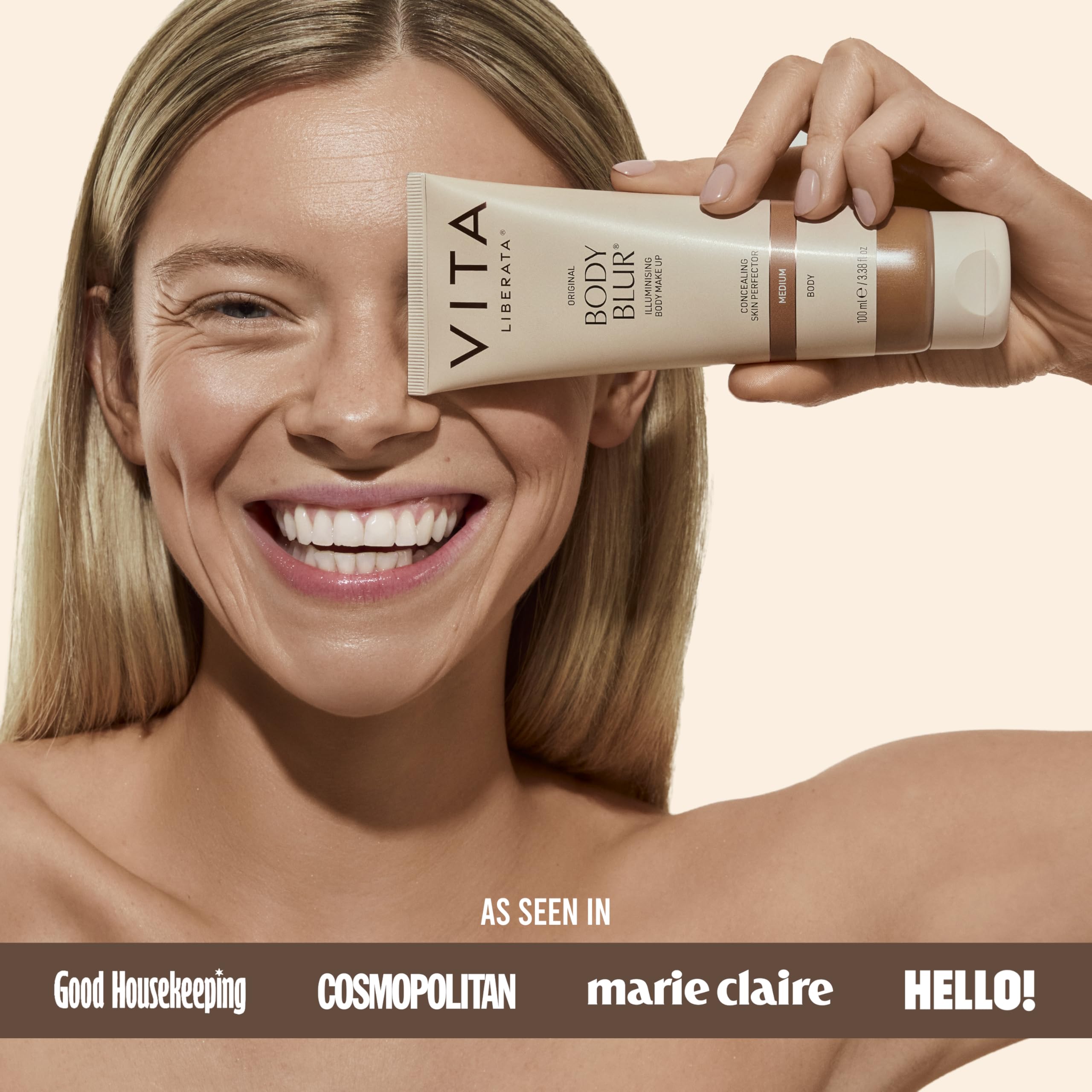 VITA LIBERATA producto en ambiente de maquillaje profesional para eventos