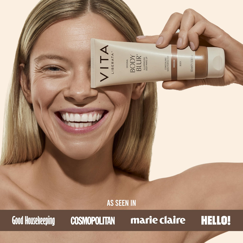 VITA LIBERATA producto en ambiente de maquillaje profesional para eventos
