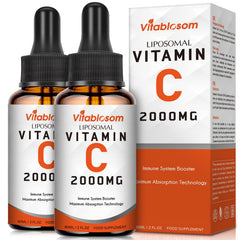 Vitablosom frente del envase mostrando diseño y concentración 2000 mg