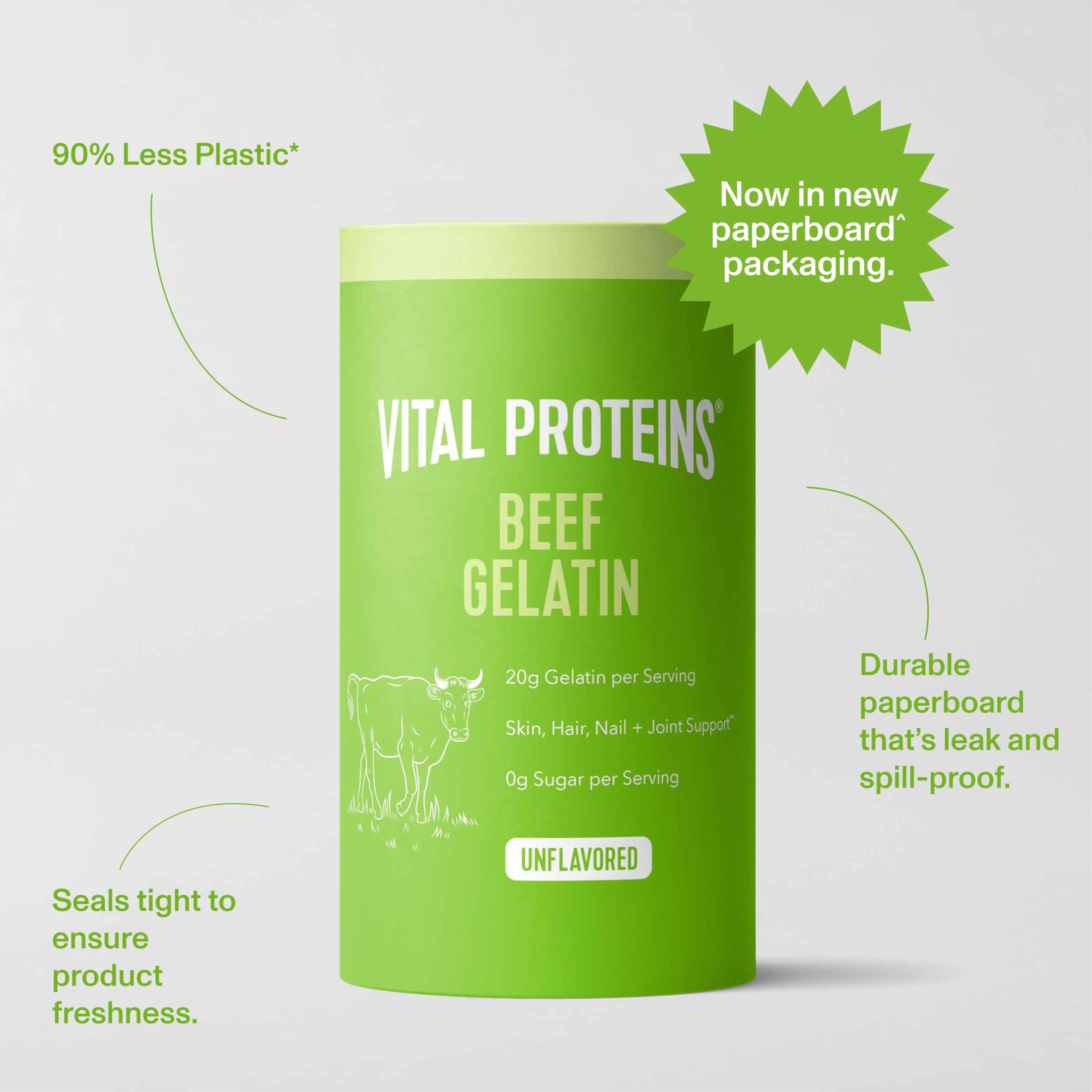 Vital Proteins detalle de la tapa: cierre hermético para mantener frescura