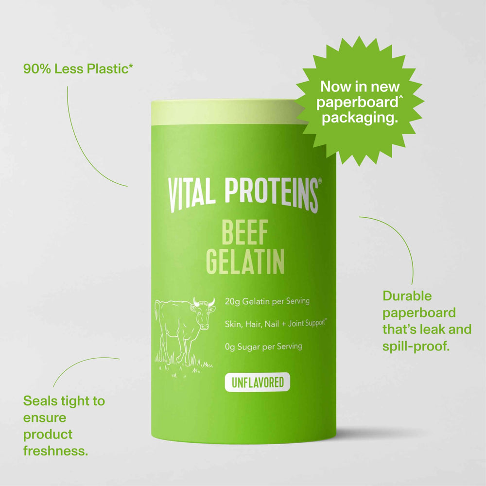 Vital Proteins detalle de la tapa: cierre hermético para mantener frescura